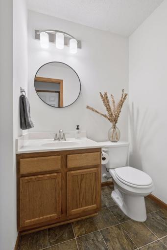 Main floor powder room.