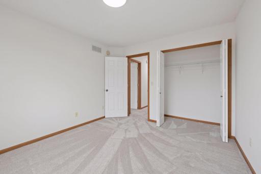 It has a reach-in closet.