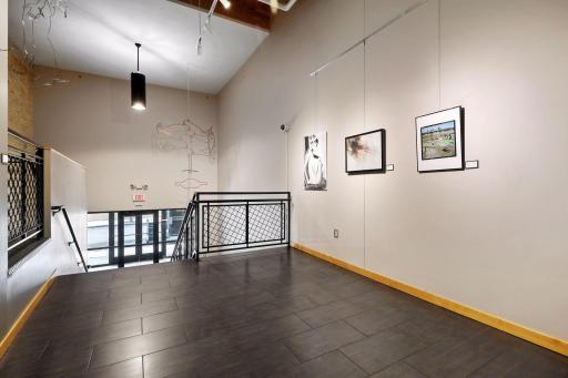 6th Street entrance. There is a rotating display of art displayed on a quarterly basis within the building which offers constantly changing creative works for you and your guest's viewing pleasure,