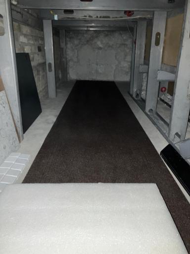 Under the raised loft, you will find a substantial, in-home, storage closet. Ideal for holiday decor, travel essentials, excess building / finishing materials.
