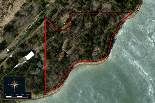 Aerial View of the Combined 4 Parcels