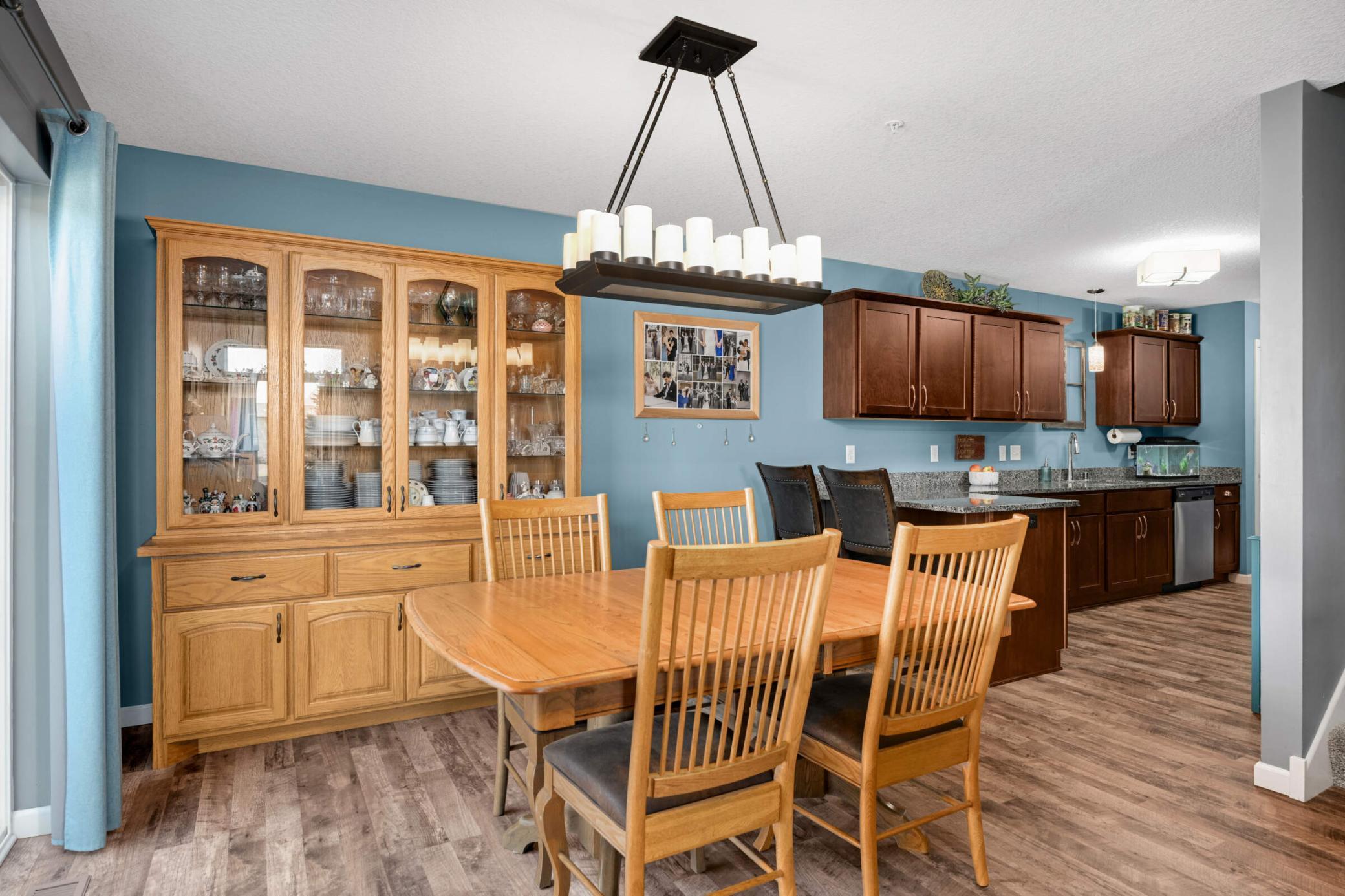 Spacious dining room