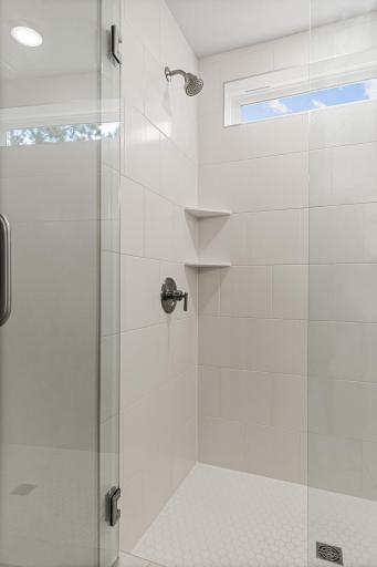 Tile shower was an upgrade