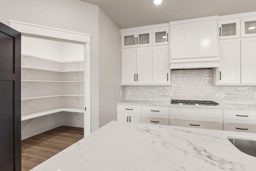 Directly off the kitchen is the walk-in pantry for your convenience.