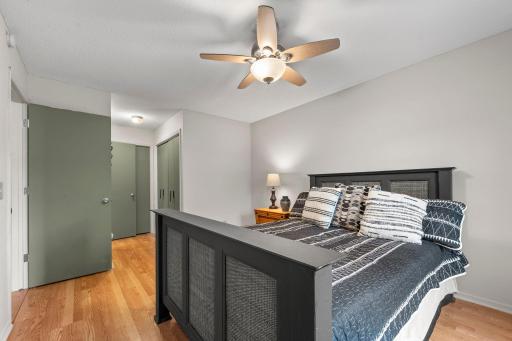 Main bedroom with walk-in closet and extra closet