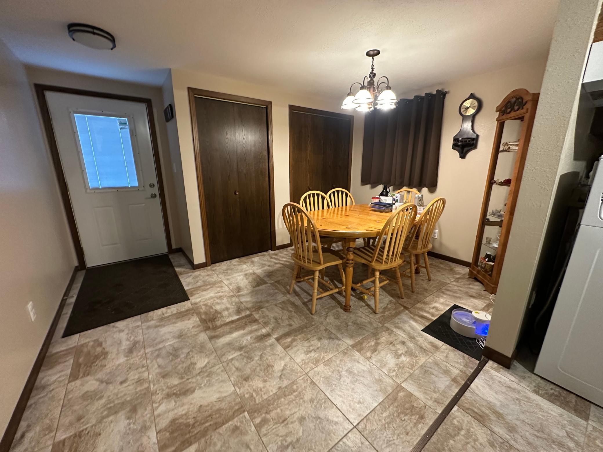 Entry from garage