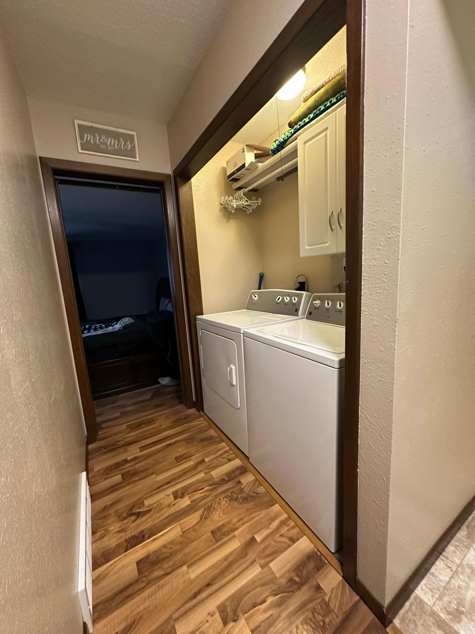 Laundry next to primary BR