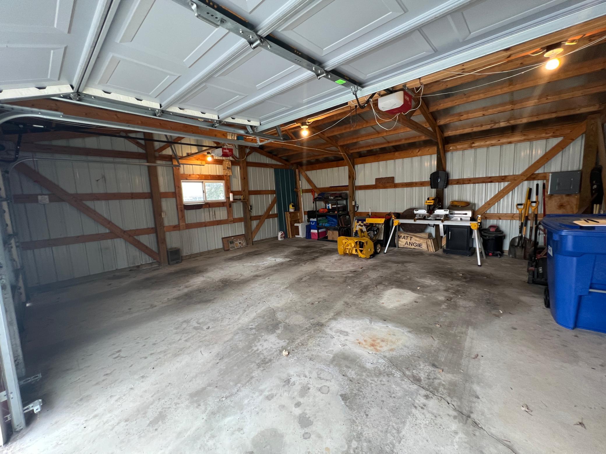 Spacious 2 stall garage