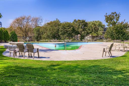 Enjoy the outdoor pool on those warm summer days!