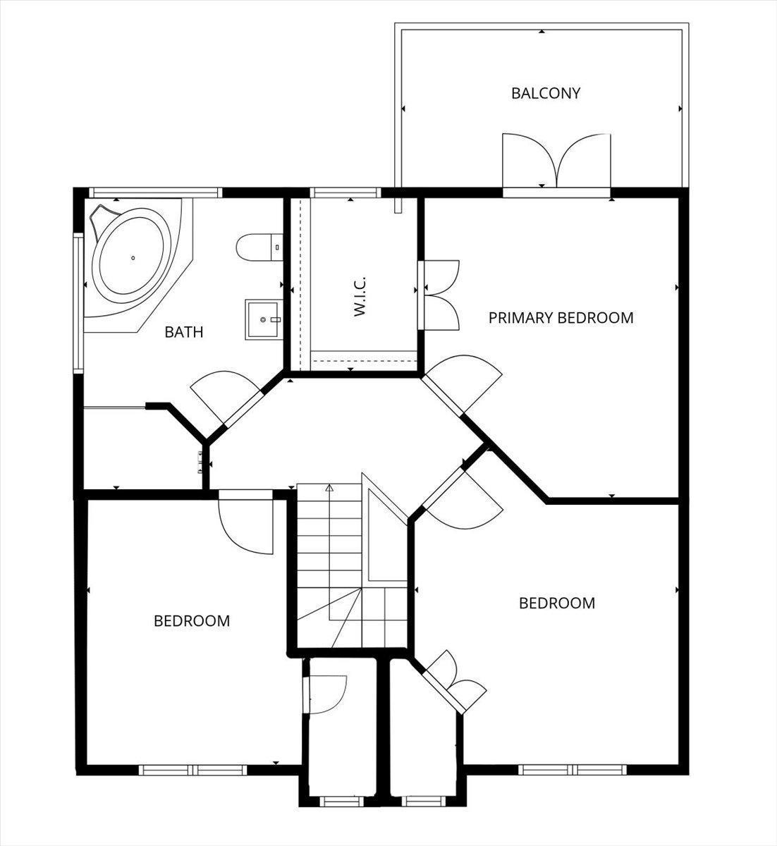 Upper Level Floor Plan