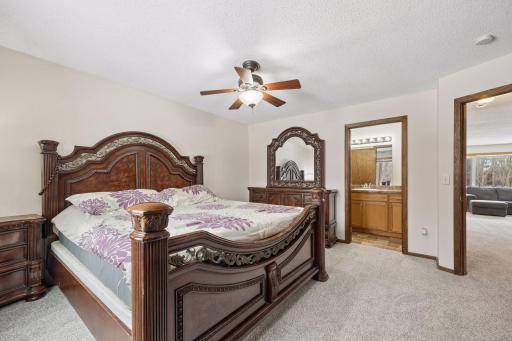 Primary bedroom with walk-through full bath