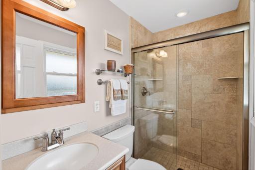 A rare and highly coveted feature for the area: a private 3/4 ensuite bathroom dedicated exclusively to the primary suite.