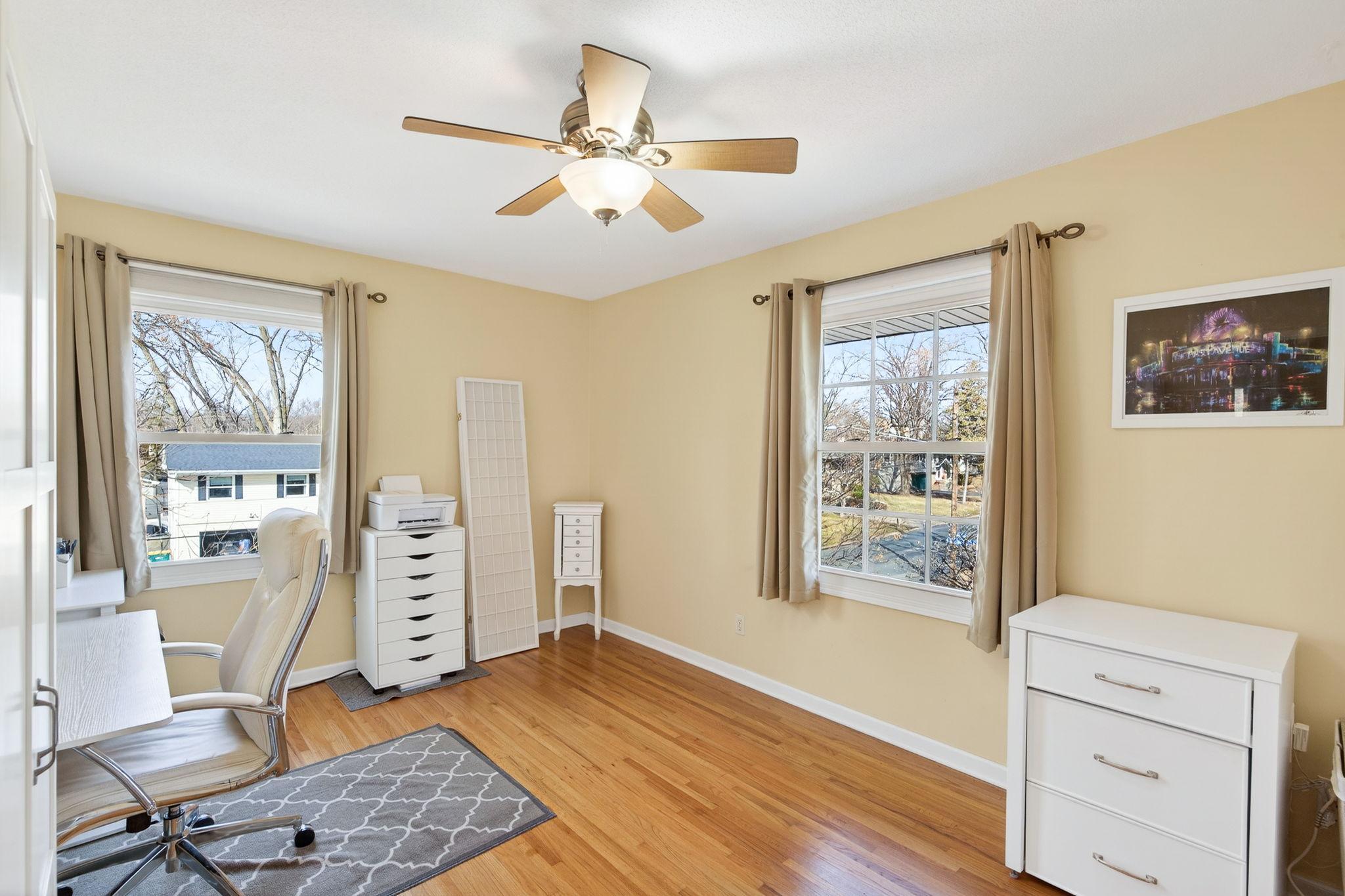 Whether you need a quiet executive suite or a true fourth bedroom, this room offers the perfect footprint with a wide window overlooking the award-winning grounds.