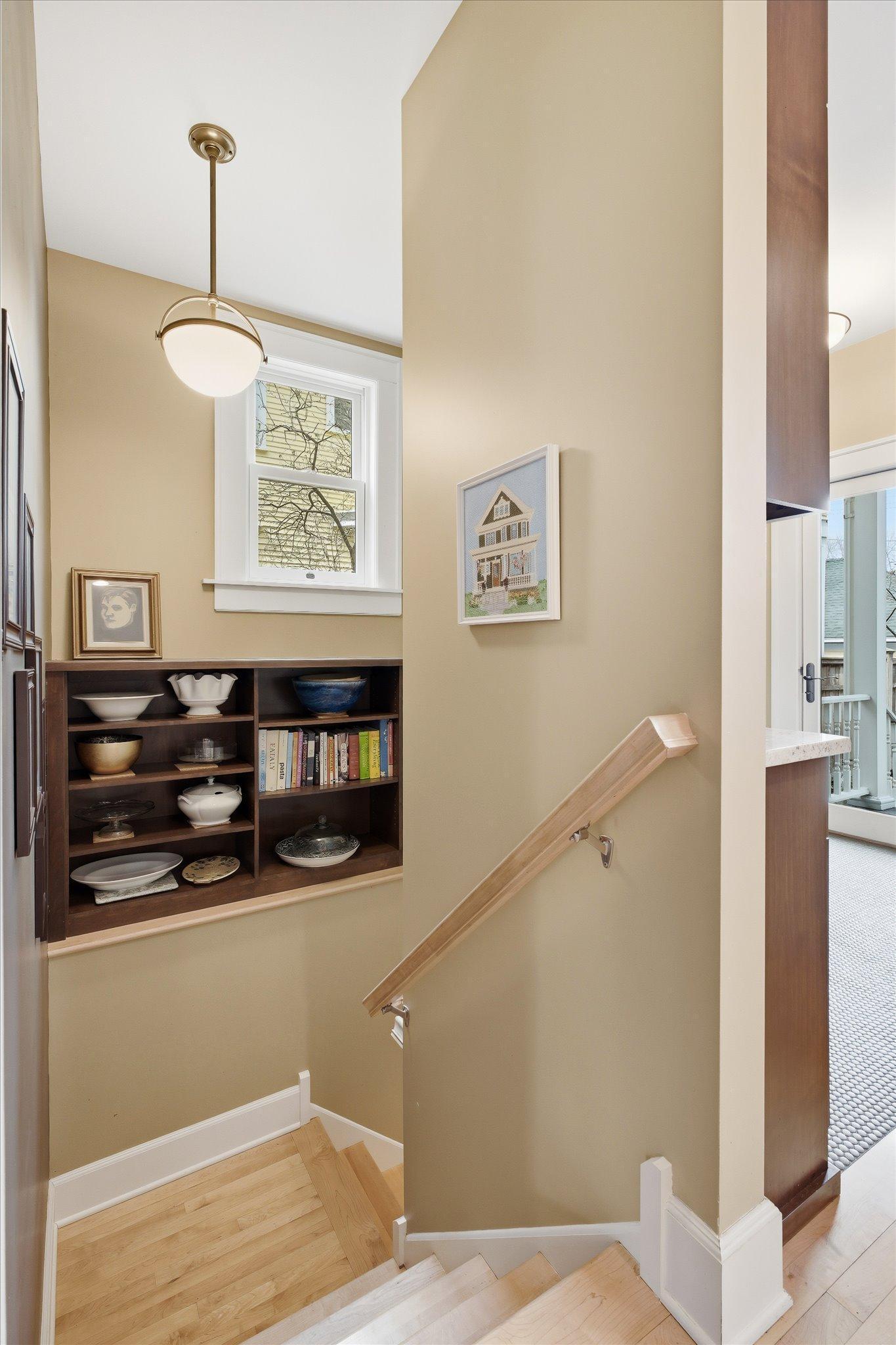 Stairs to the lower level