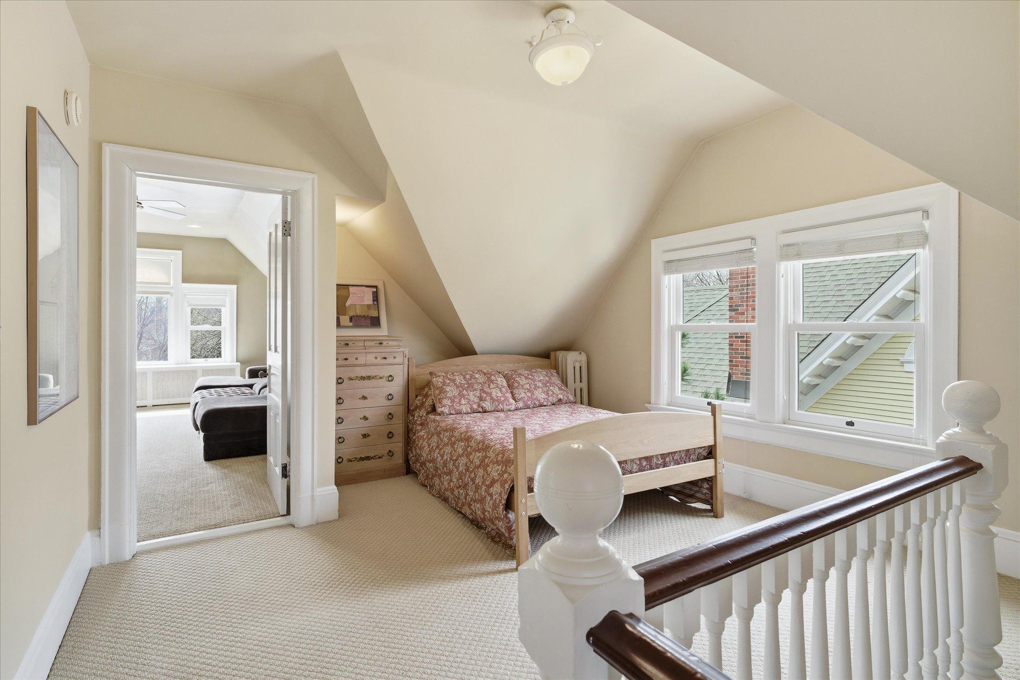 Sitting area on 3rd floor used as guest room