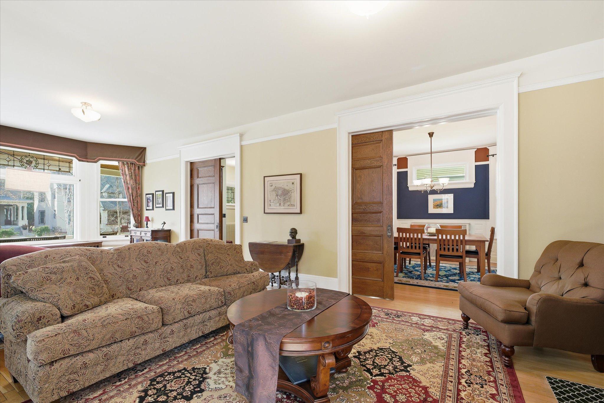 Restored pocket doors