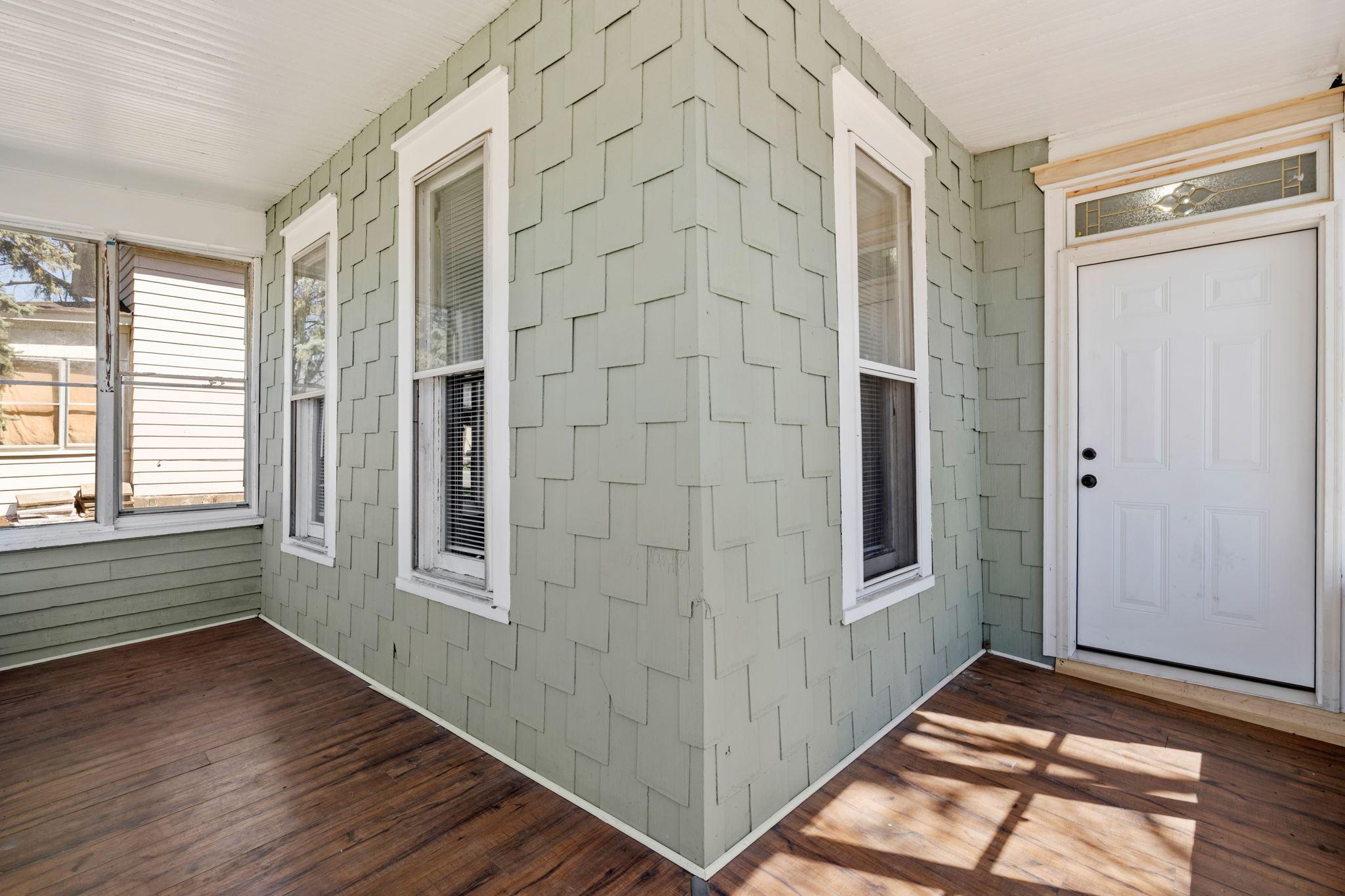 Enjoy your coffee on your new front porch