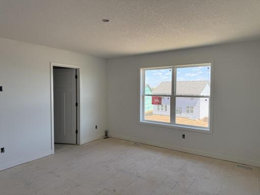 (Photo is of the actual home in progress.)