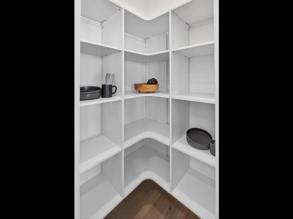 Walk in Pantry with Custom Shelving
