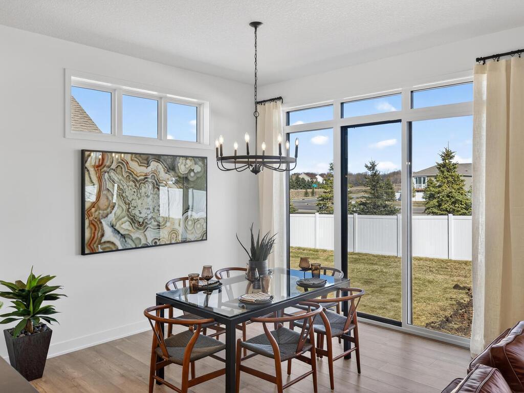 Tri-panel glass Patio Door, 9' tall with 12" transom windows above