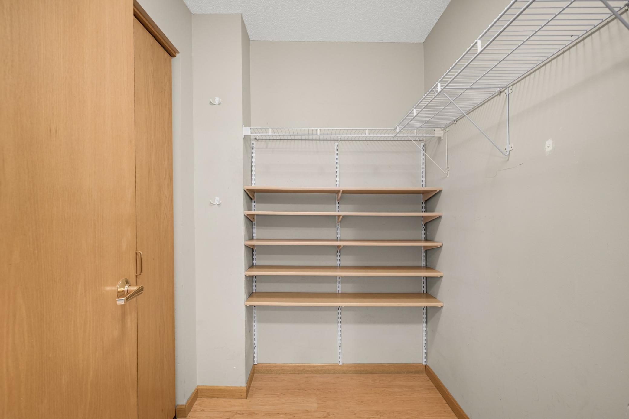spacious coat closet off the main entrance