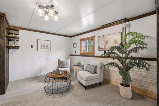 Great natural lighting brightens the space.