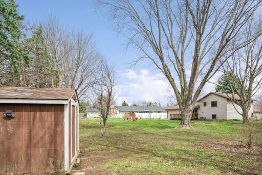 The .5 acre lot is a highlight of this home!