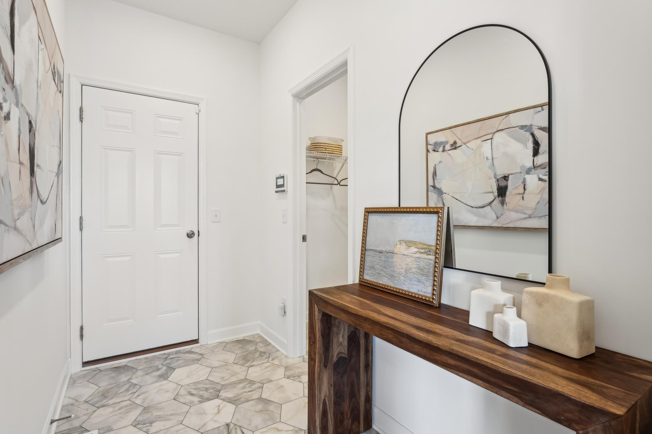 (Photos of model home, features will vary) A conveniently located mudroom to keep you organized!