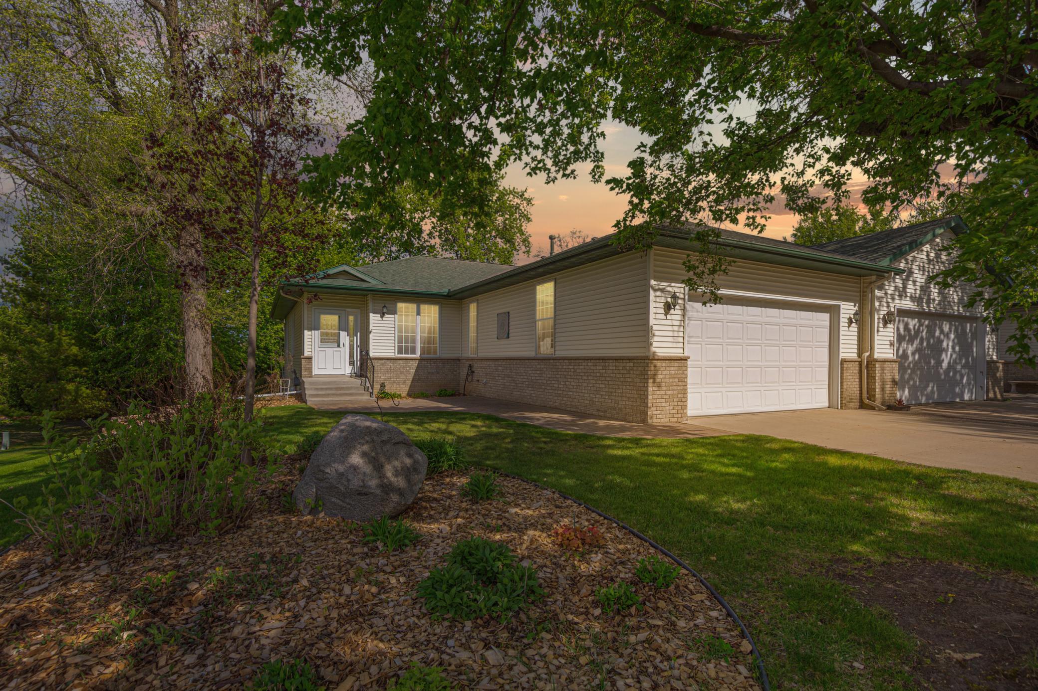 Secluded space with shade trees