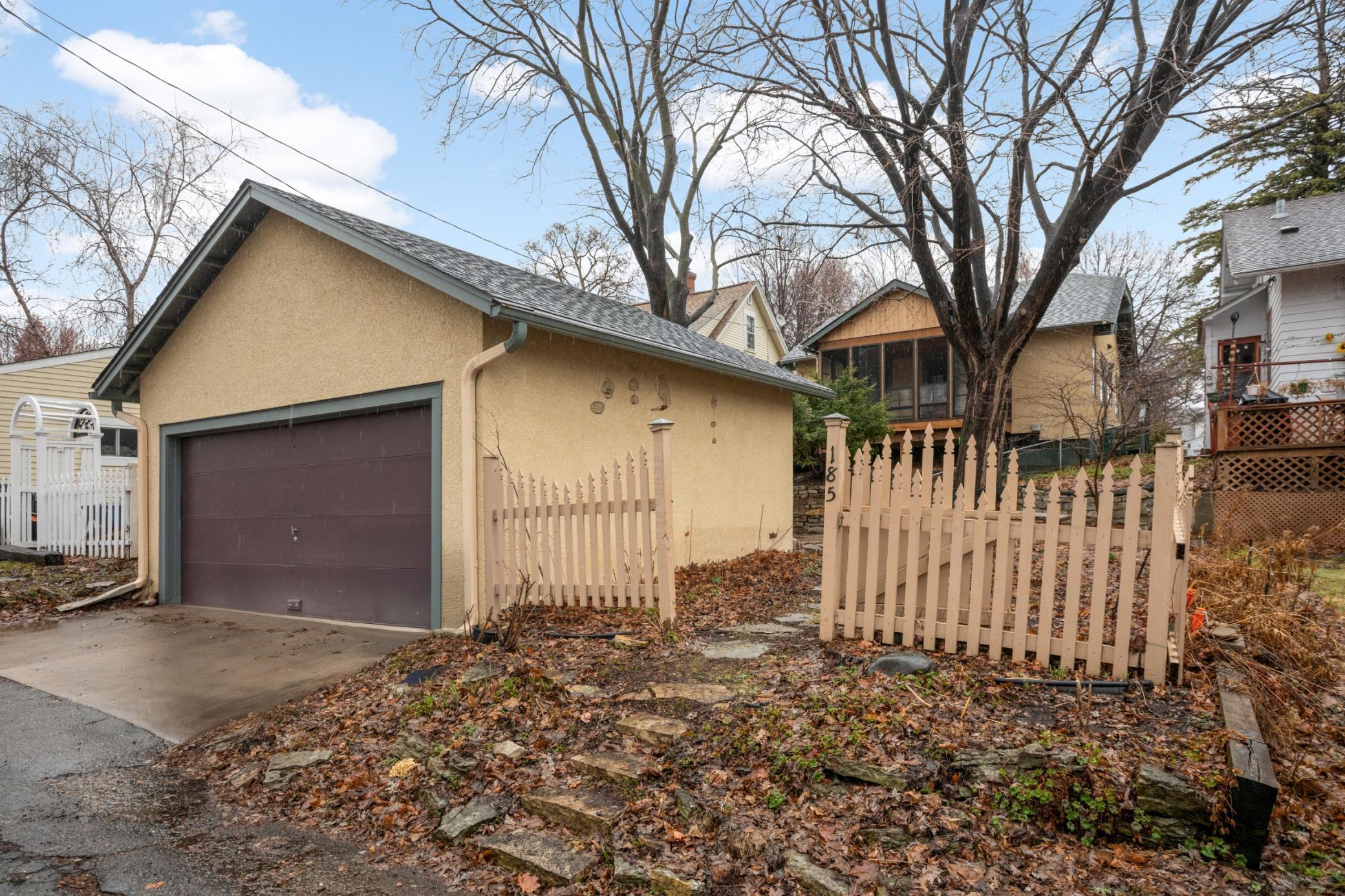 Oversized two car garage