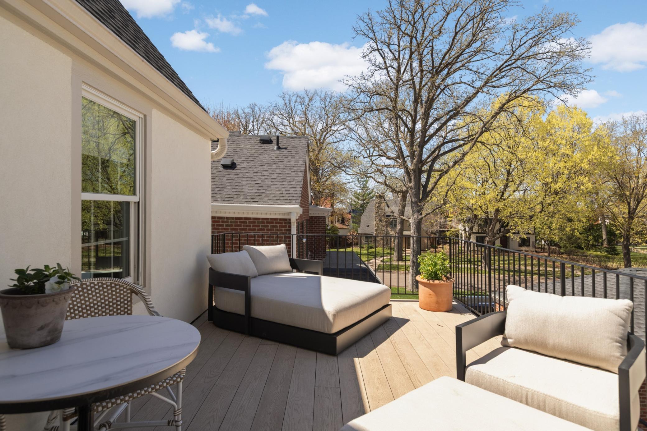 your private balcony