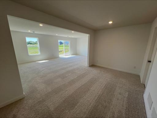 (Photo is of the actual home in progress.)