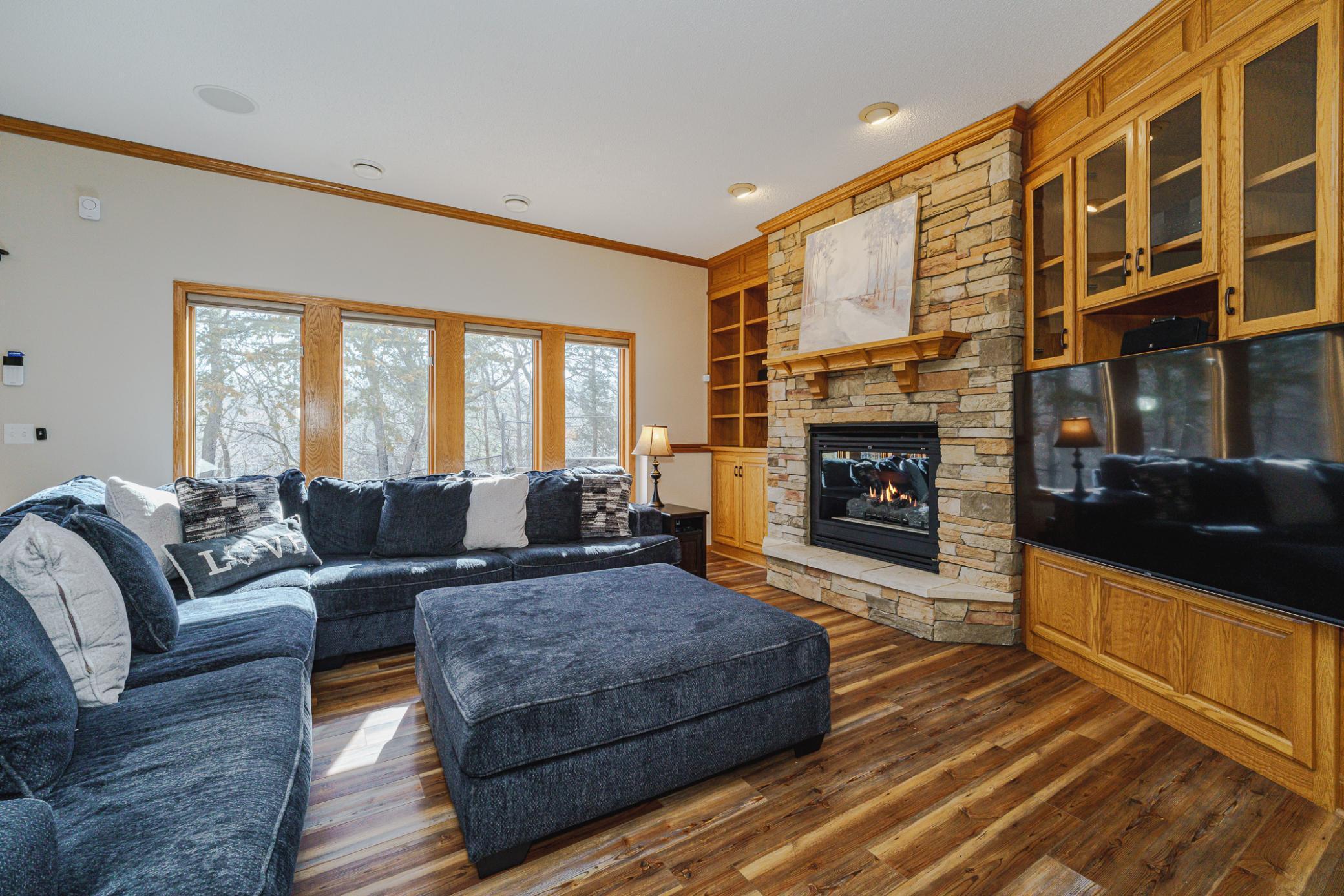 Comfortable and bright lower level living space!