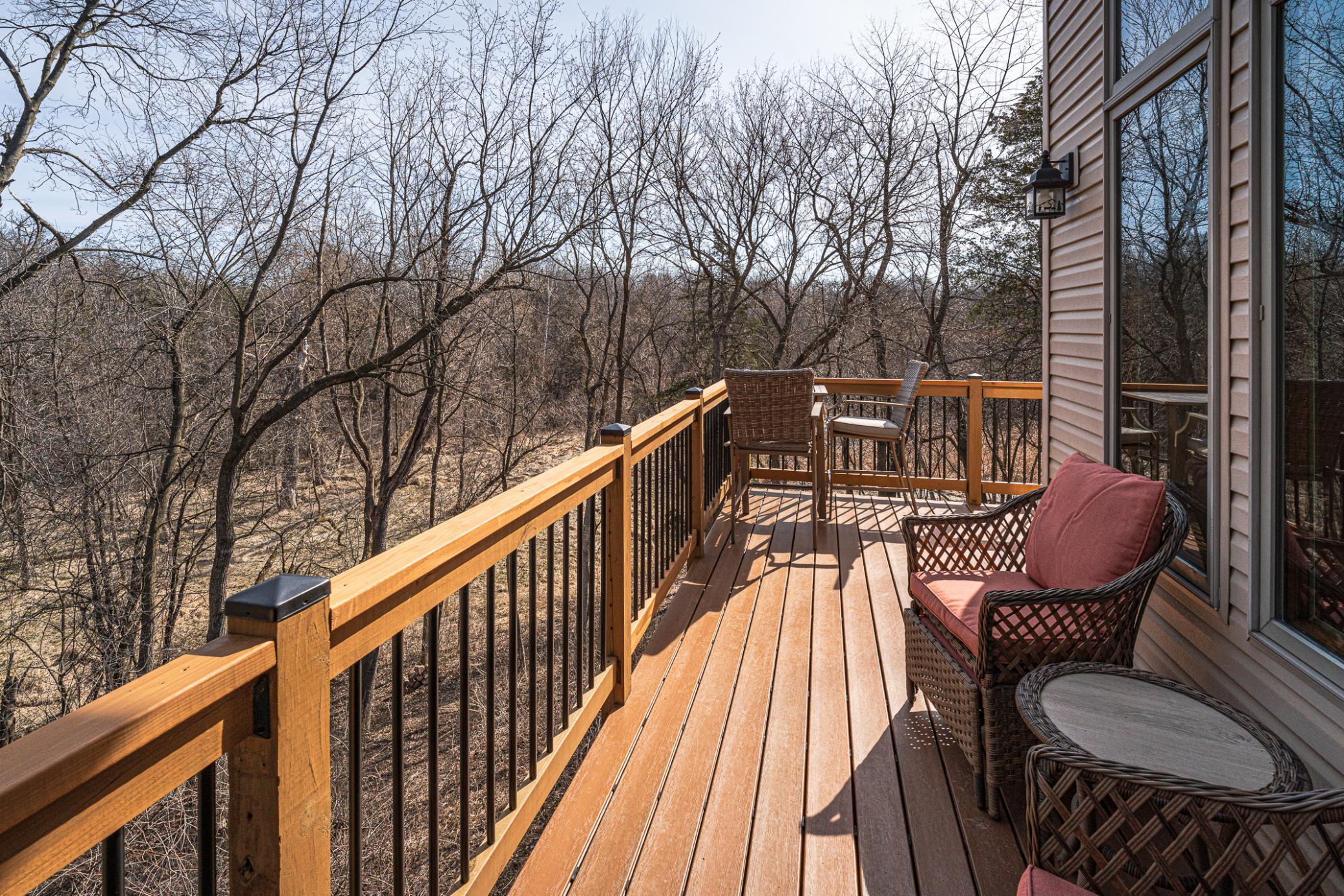 Wraparound Deck with Maintenance Free Decking