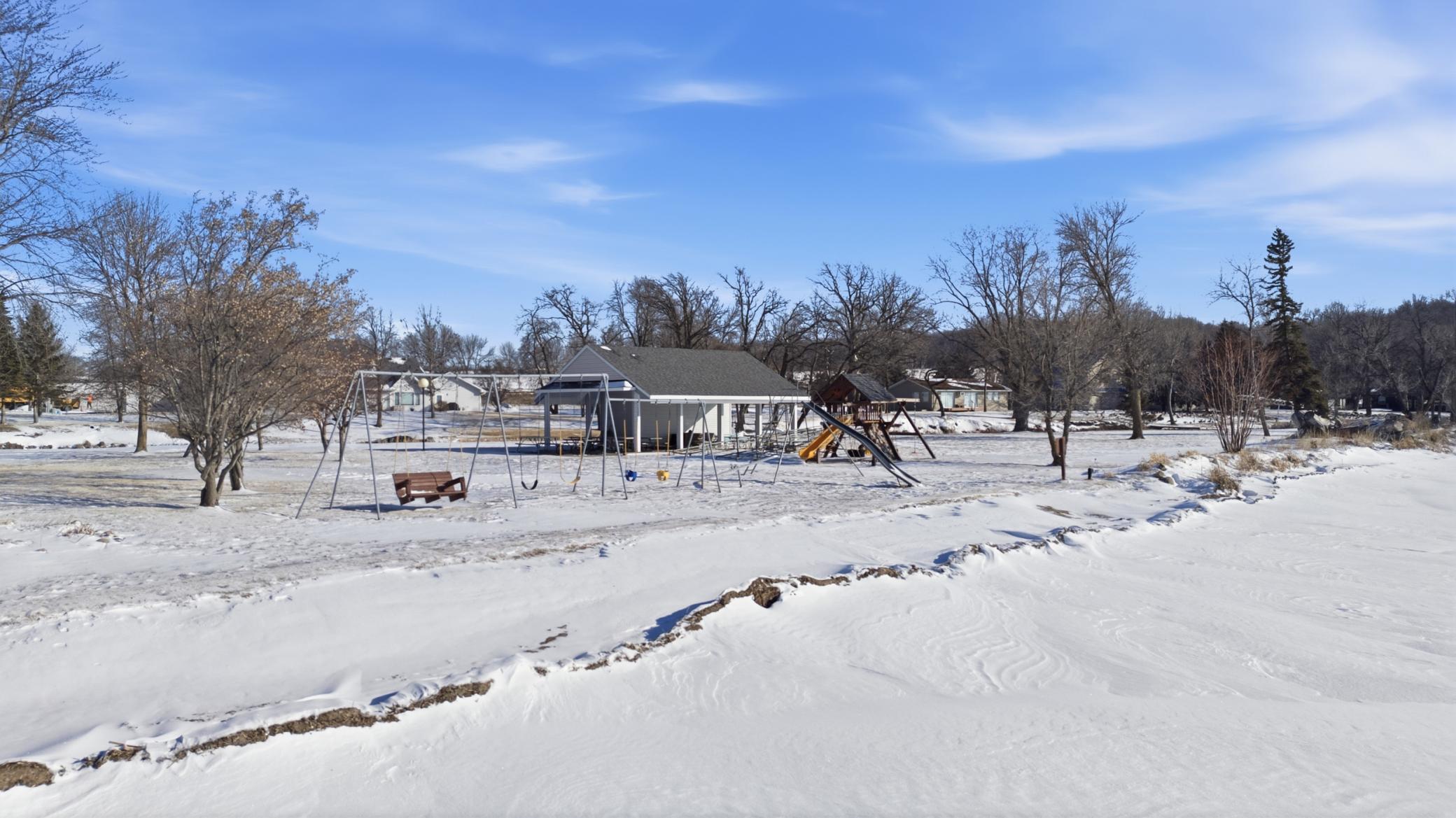 Aerial View of Nearby Park