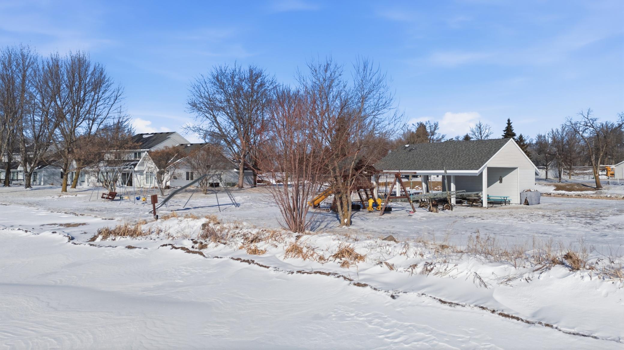 Aerial View of Nearby Park