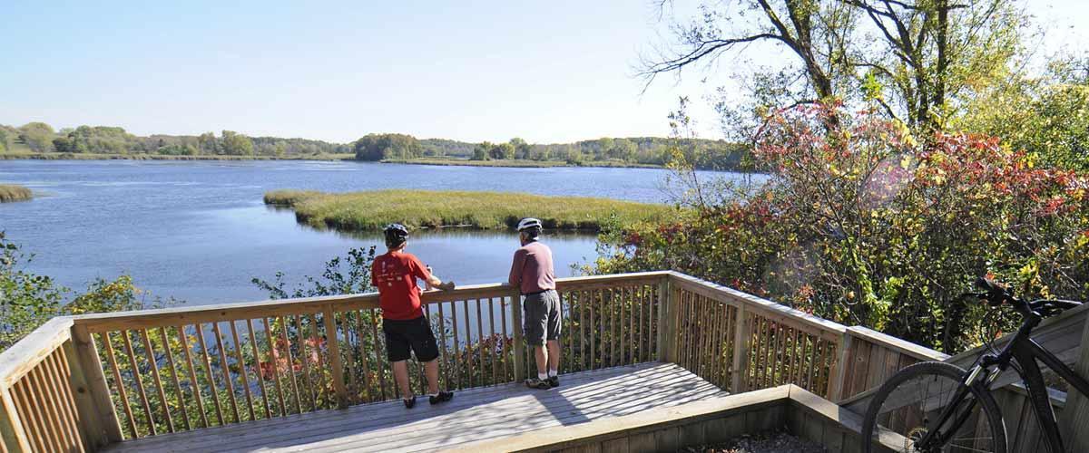 Visit all three lakes in the 3500 square acre Carver Park Reserve.jpg