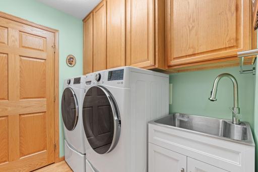 You'll appreciate the main level Laundry Room.