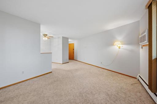 Living and dining area with flexible layout and plenty of natural light.