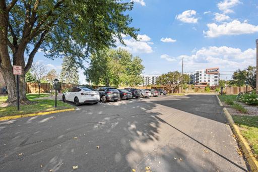 Parking Lot â Plenty of off-street parking for residents and guests.