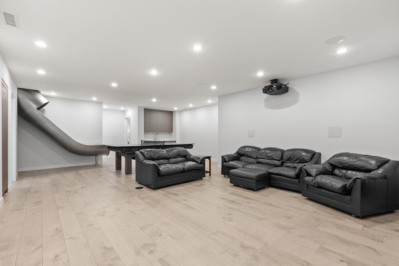 Lower-level family room