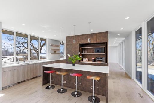 The hidden Breakfast Nook makes for a convenient morning coffee.
