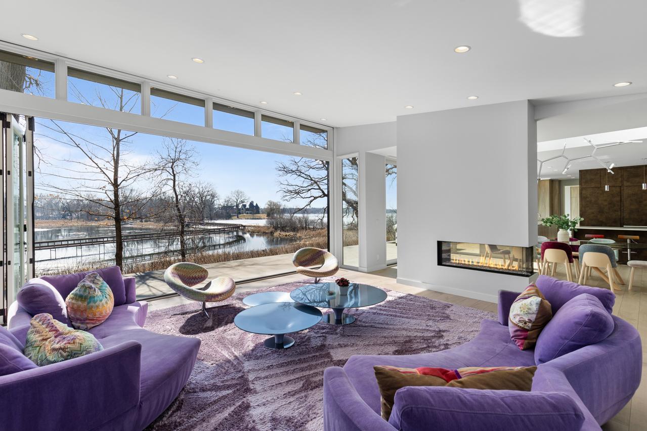 Unbelievable views in the open-concept main-floor living spaces.