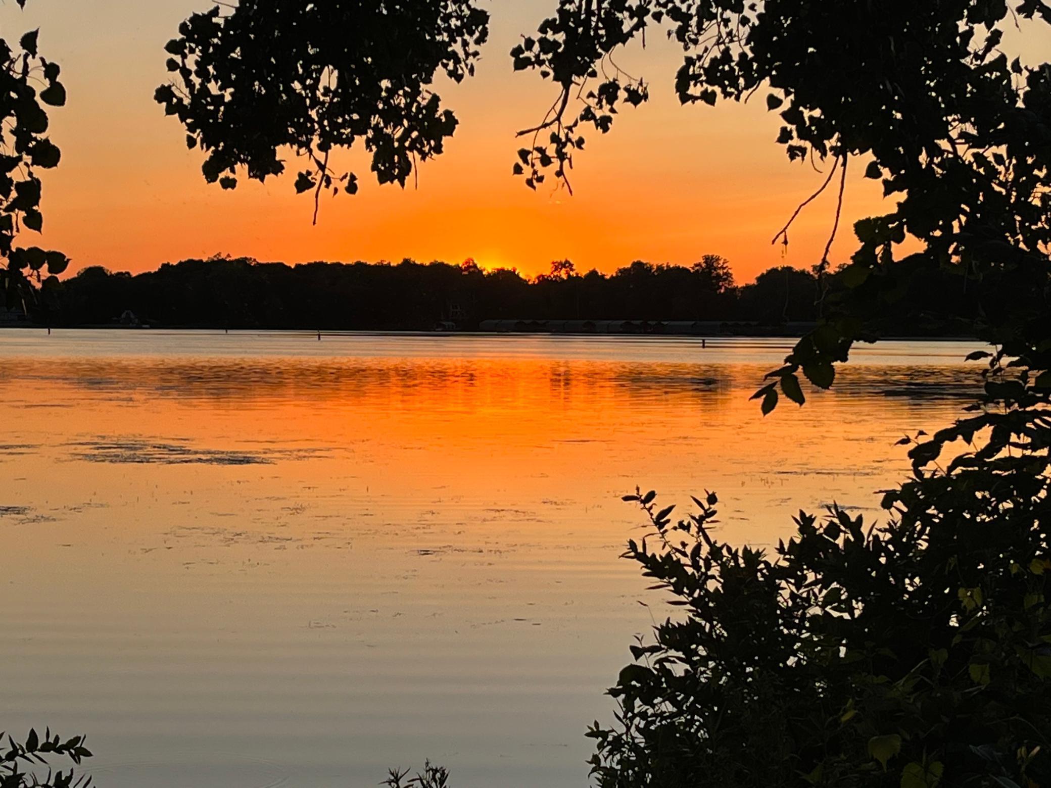 Stunning Sunsets across the water viewed from inside or outside the home.