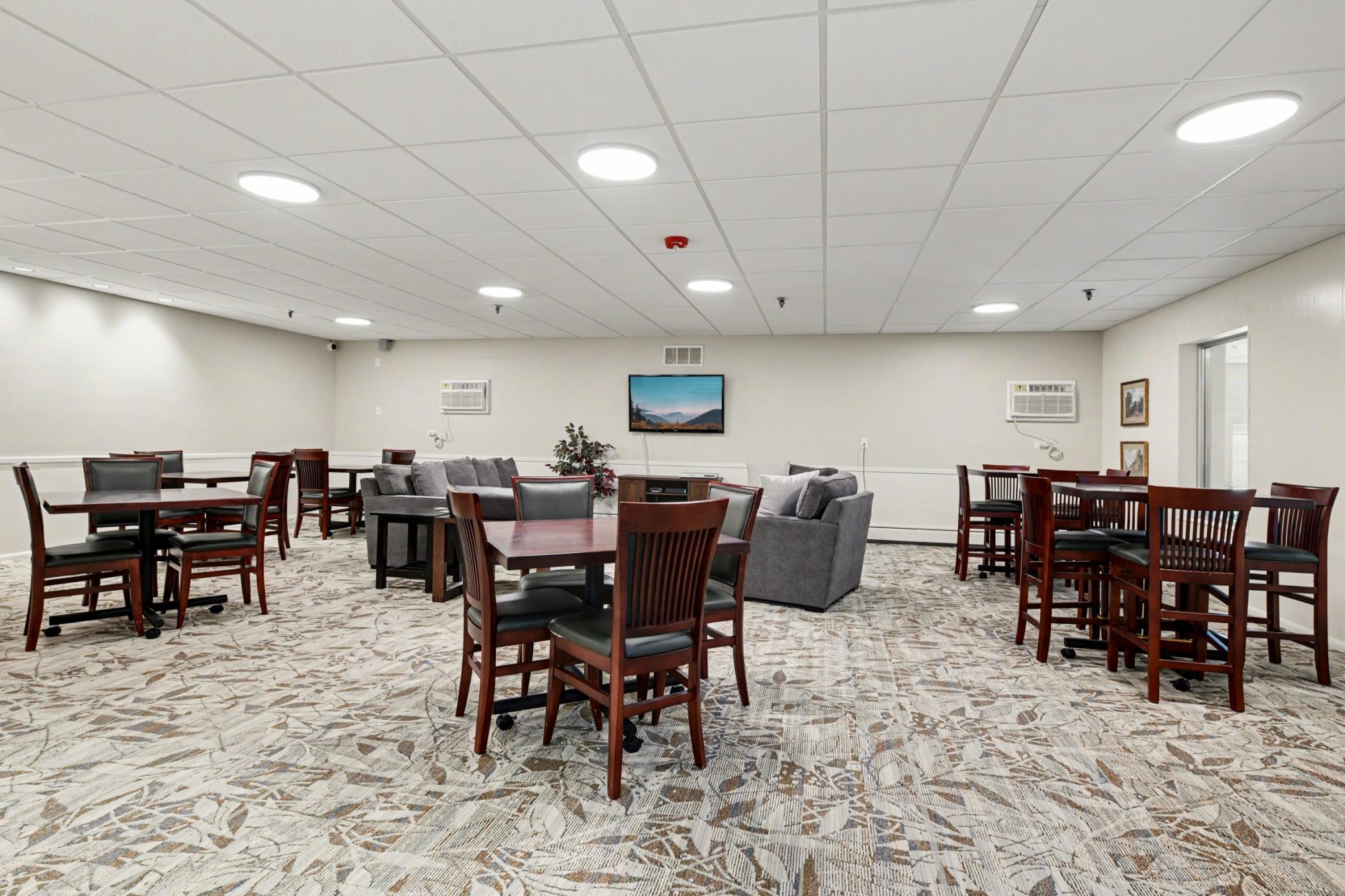 Newly refreshed community room.jpg