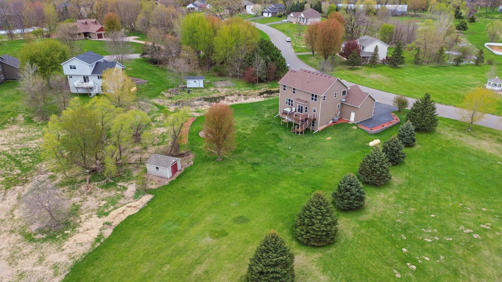 Scenic backyard