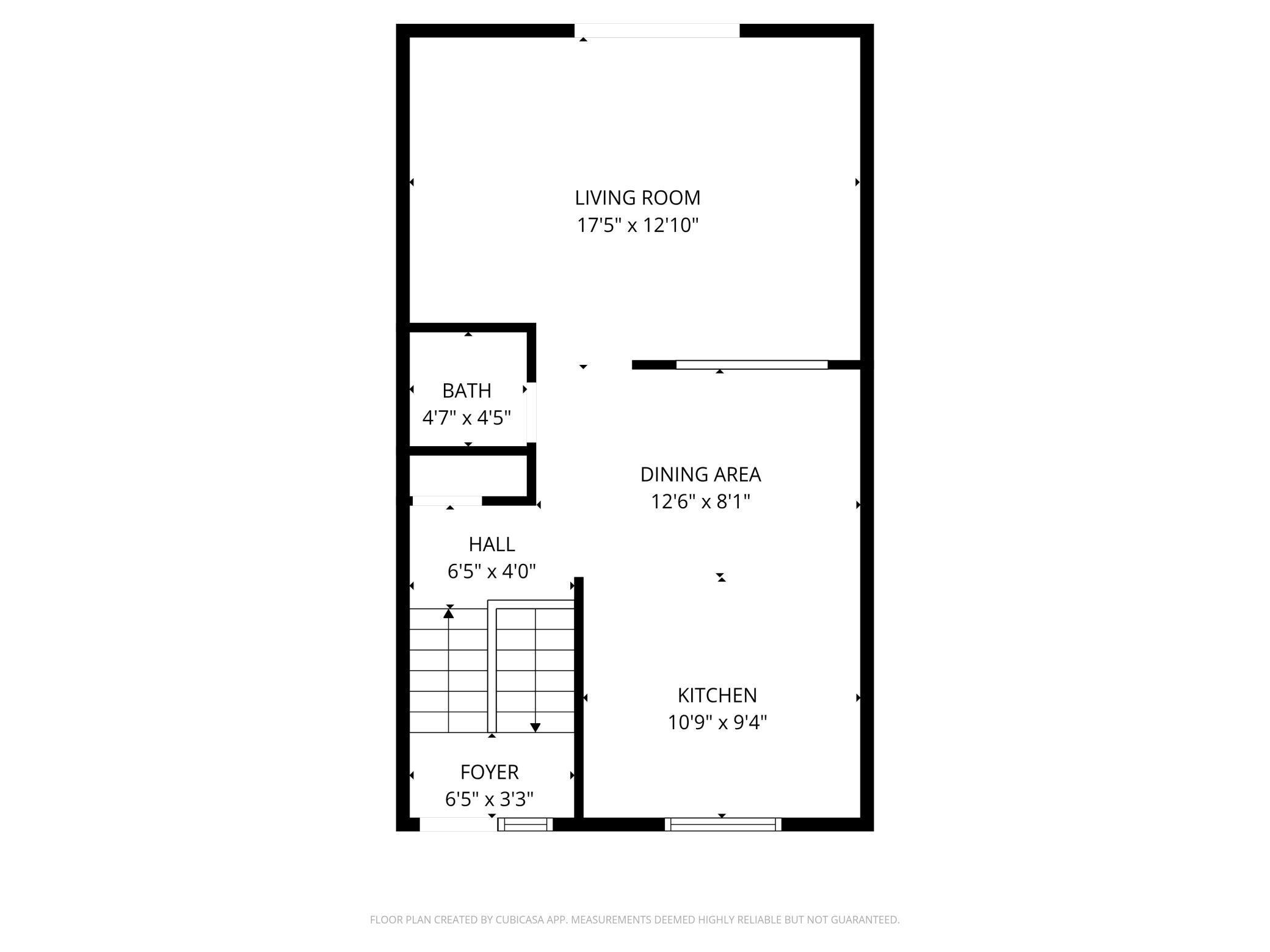 Floor Plan - Measurements are approximate.