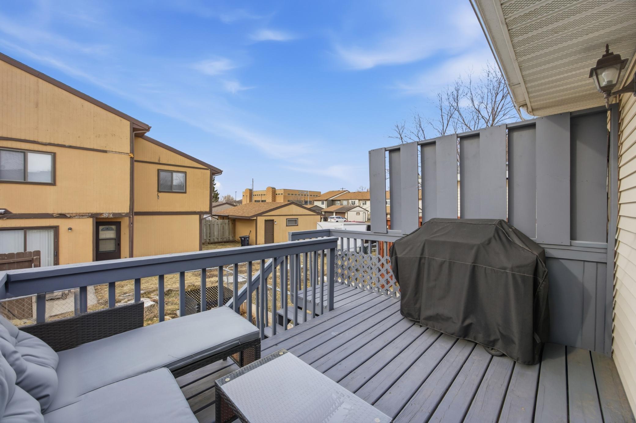 Deck - overlooking back yard
