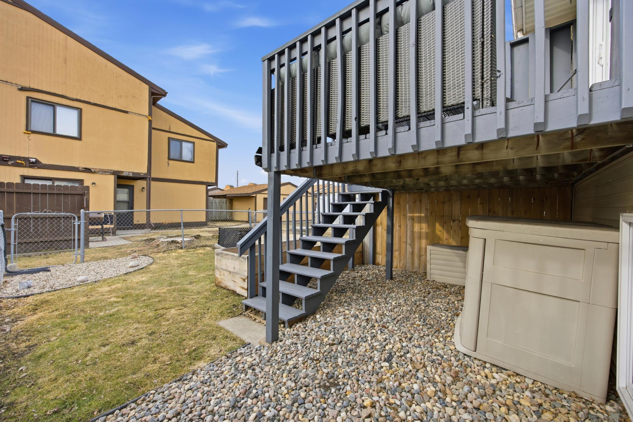 Backyard - fully fenced!