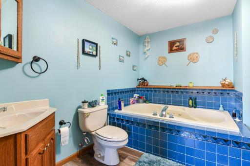 You're going to love soaking in the whirlpool tub!